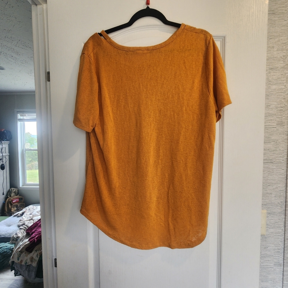 Cato Women's Short Sleeve Blouse Size XL Euc - Picture 4 of 5